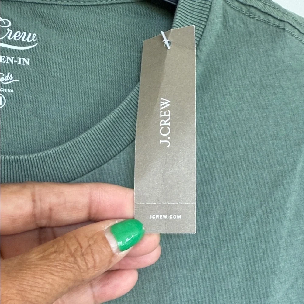 J. Crew Forest Green Short Sleeve Tee